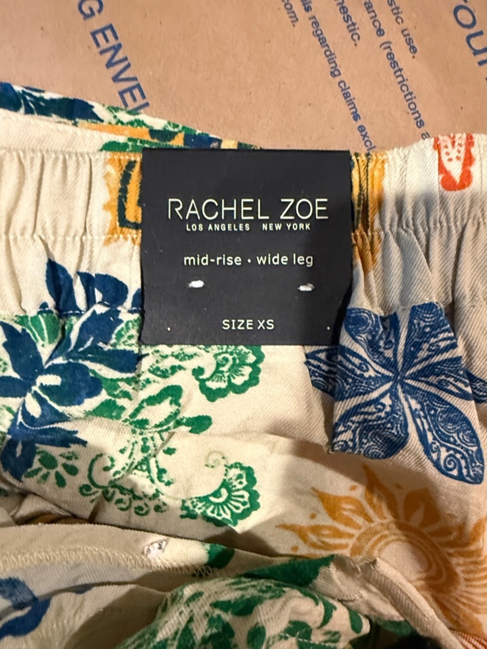 Rachel Zoe Multicolor Patterned Top and Pants Set - Picture 10 of 10